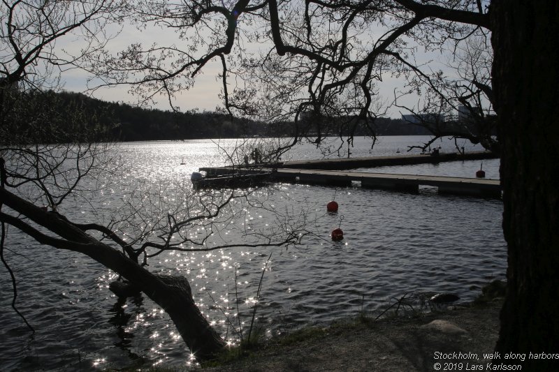 Walks along Stockholm City's harbors: From Årstadal to Eriksdal, 2019