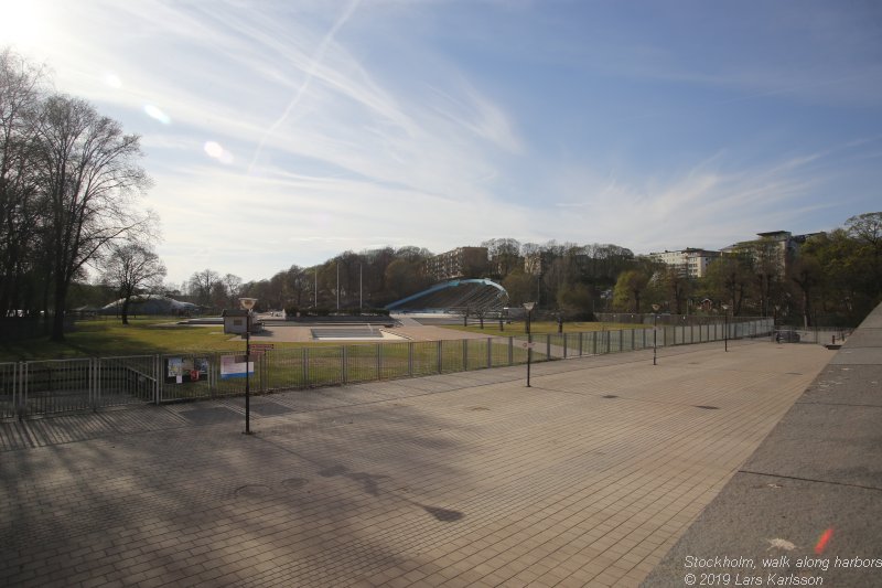 Walks along Stockholm City's harbors: From Årstadal to Eriksdal, 2019