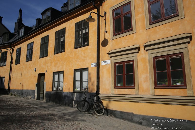 Walks along Stockholm City's harbors: From Slussen to Liljeholmen, 2019