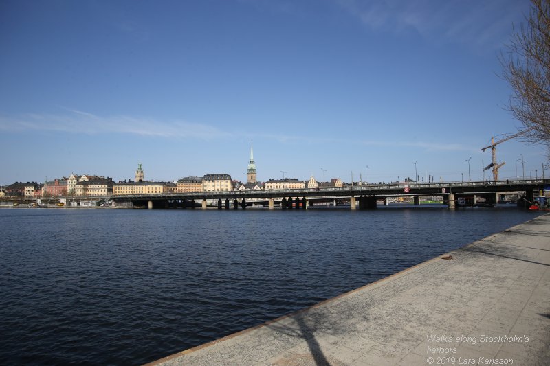 Walks along Stockholm City's harbors: From Slussen to Liljeholmen, 2019