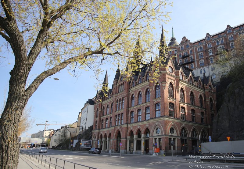 Walks along Stockholm City's harbors: From Slussen to Liljeholmen, 2019