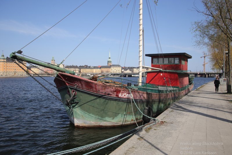 Walks along Stockholm City's harbors: From Slussen to Liljeholmen, 2019