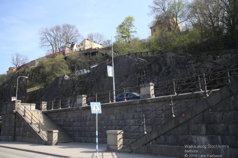 Walks along Stockholm City's harbors: From Slussen to Liljeholmen, 2019