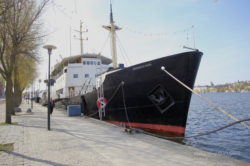 Walks along Stockholm City's harbors: From Slussen to Liljeholmen, 2019