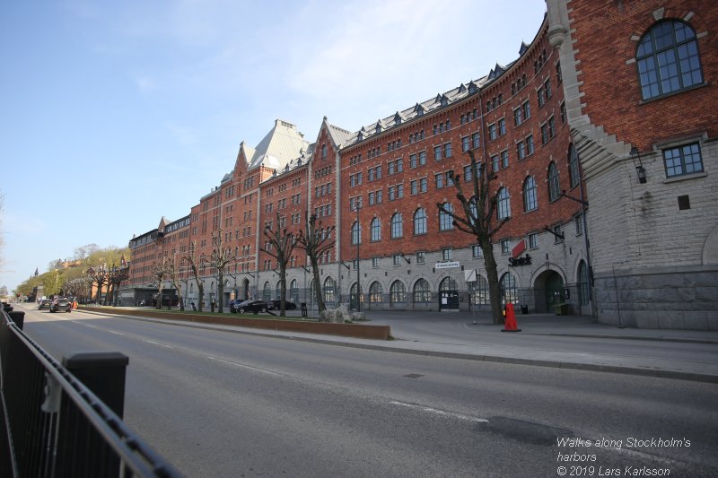 Walks along Stockholm City's harbors: From Slussen to Liljeholmen, 2019