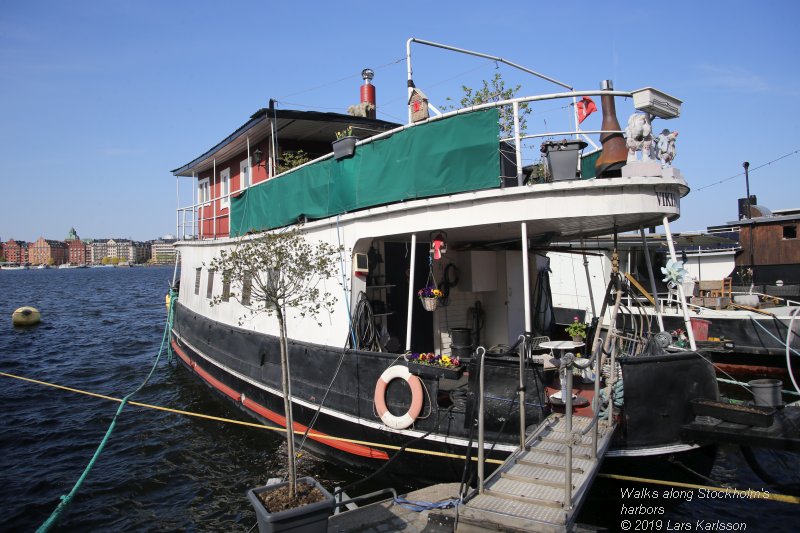 Walks along Stockholm City's harbors: From Slussen to Liljeholmen, 2019