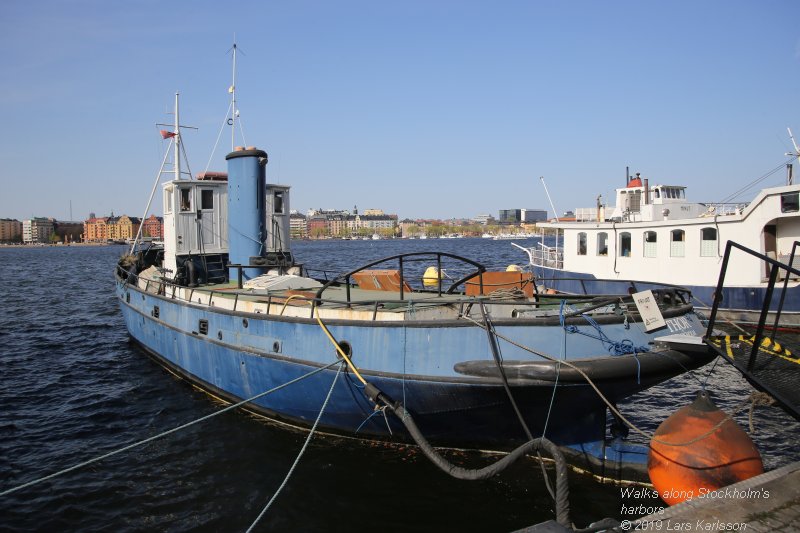 Walks along Stockholm City's harbors: From Slussen to Liljeholmen, 2019