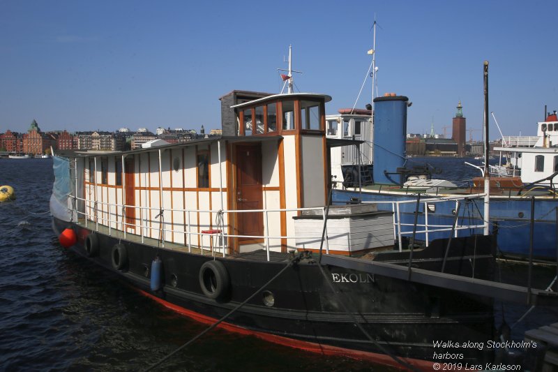 Walks along Stockholm City's harbors: From Slussen to Liljeholmen, 2019