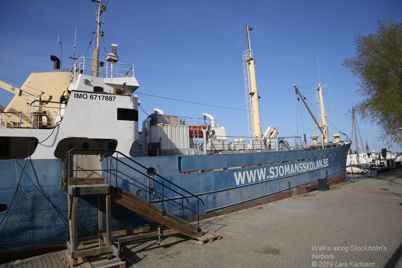 Walks along Stockholm City's harbors: From Slussen to Liljeholmen, 2019