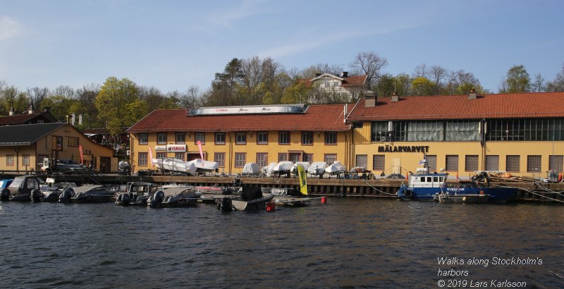 Walks along Stockholm City's harbors: From Slussen to Liljeholmen, 2019