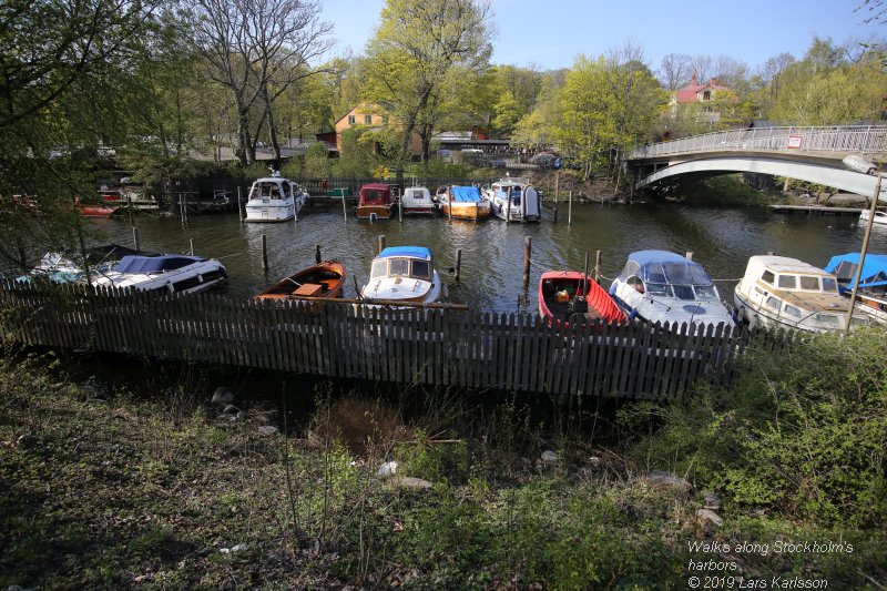 Walks along Stockholm City's harbors: From Slussen to Liljeholmen, 2019