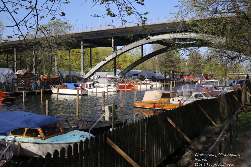 Walks along Stockholm City's harbors: From Slussen to Liljeholmen, 2019