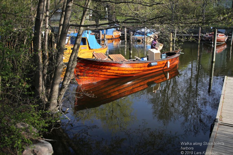 Walks along Stockholm City's harbors: From Slussen to Liljeholmen, 2019