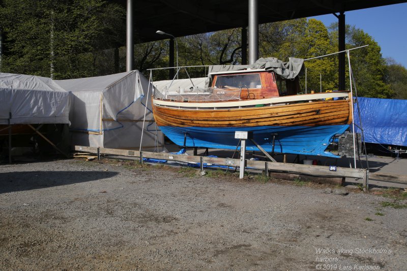 Walks along Stockholm City's harbors: From Slussen to Liljeholmen, 2019