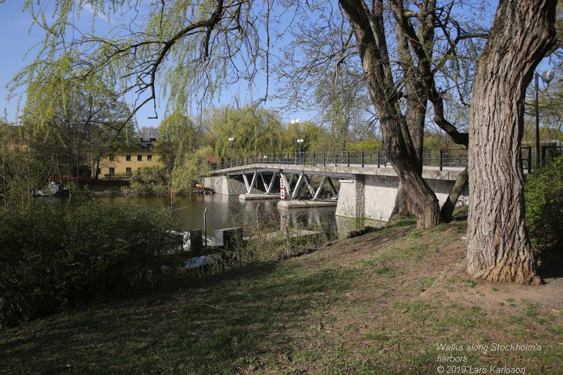 Walks along Stockholm City's harbors: From Slussen to Liljeholmen, 2019