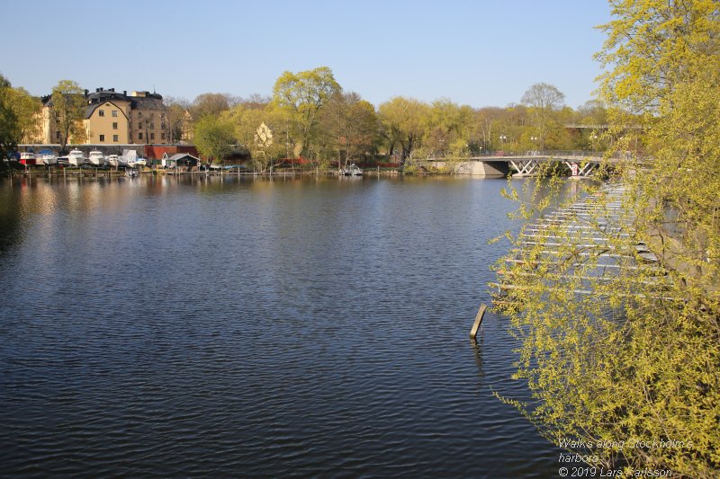 Walks along Stockholm City's harbors: From Slussen to Liljeholmen, 2019