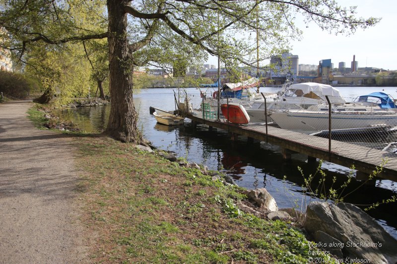 Walks along Stockholm City's harbors: From Slussen to Liljeholmen, 2019