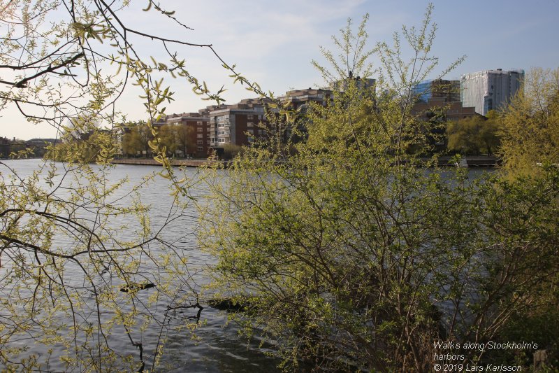 Walks along Stockholm City's harbors: From Slussen to Liljeholmen, 2019