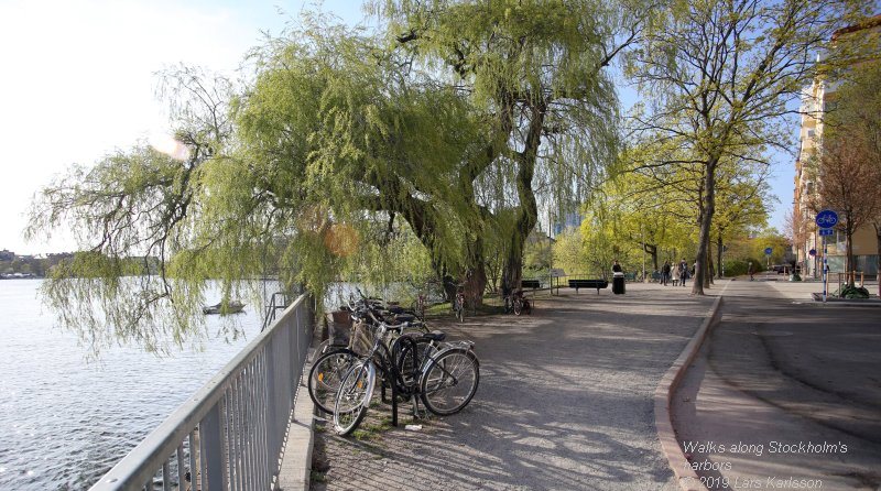 Walks along Stockholm City's harbors: From Slussen to Liljeholmen, 2019