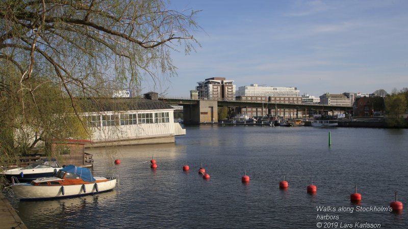 Walks along Stockholm City's harbors: From Slussen to Liljeholmen, 2019