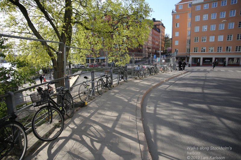 Walks along Stockholm City's harbors: From Slussen to Liljeholmen, 2019