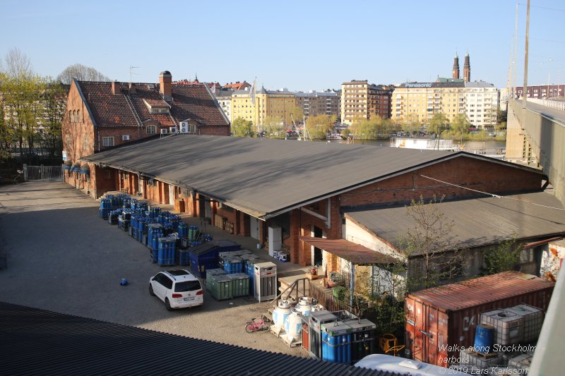 Walks along Stockholm City's harbors: From Slussen to Liljeholmen, 2019