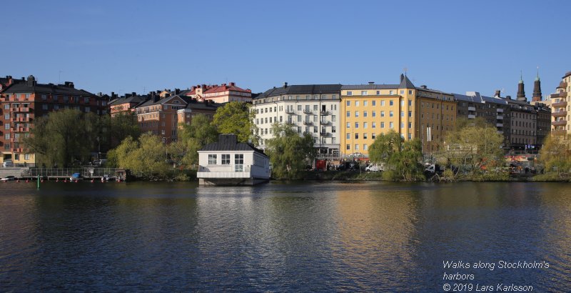 Walks along Stockholm City's harbors: From Slussen to Liljeholmen, 2019