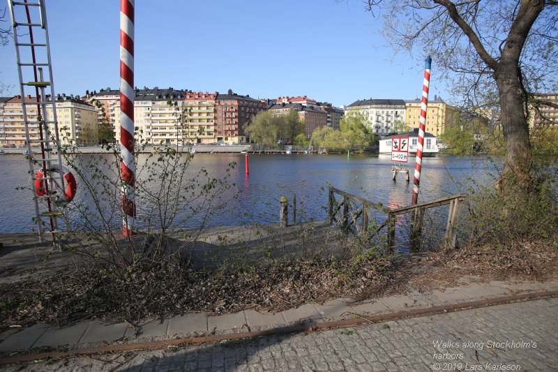 Walks along Stockholm City's harbors: From Slussen to Liljeholmen, 2019