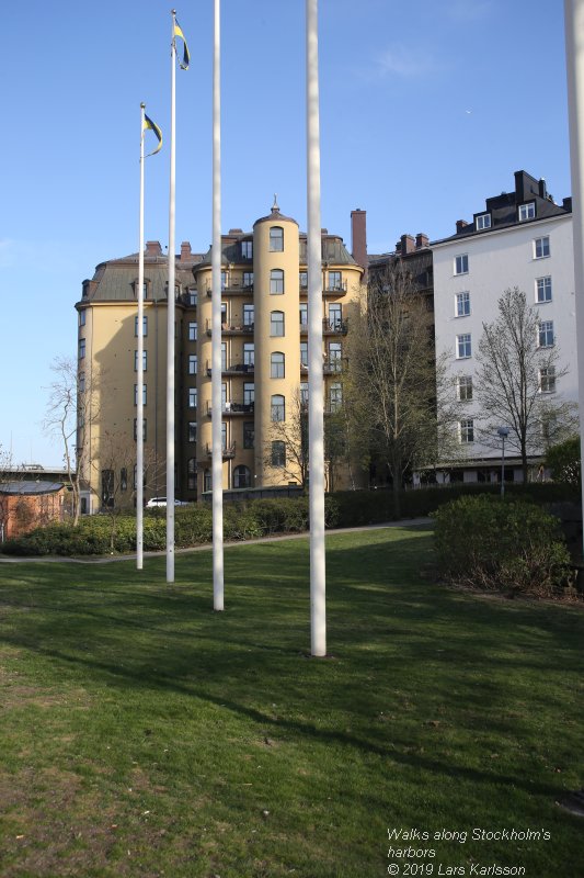 Walks along Stockholm City's harbors: From Slussen to Liljeholmen, 2019