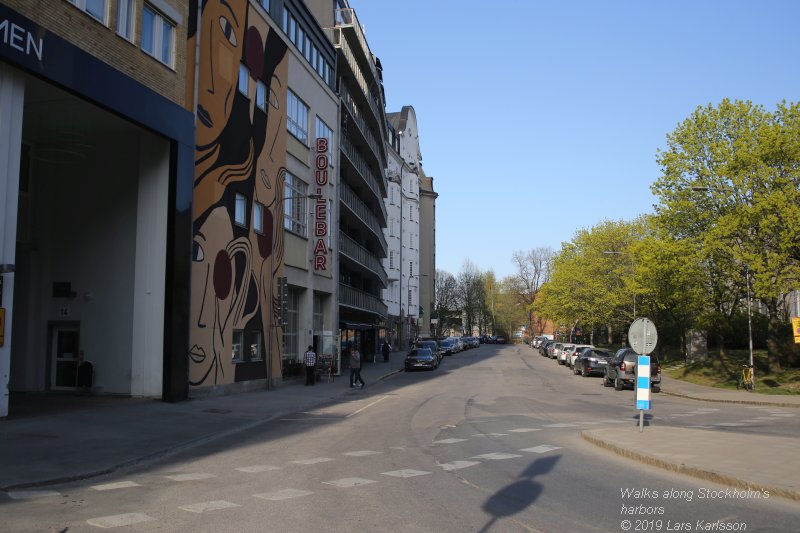 Walks along Stockholm City's harbors: From Slussen to Liljeholmen, 2019