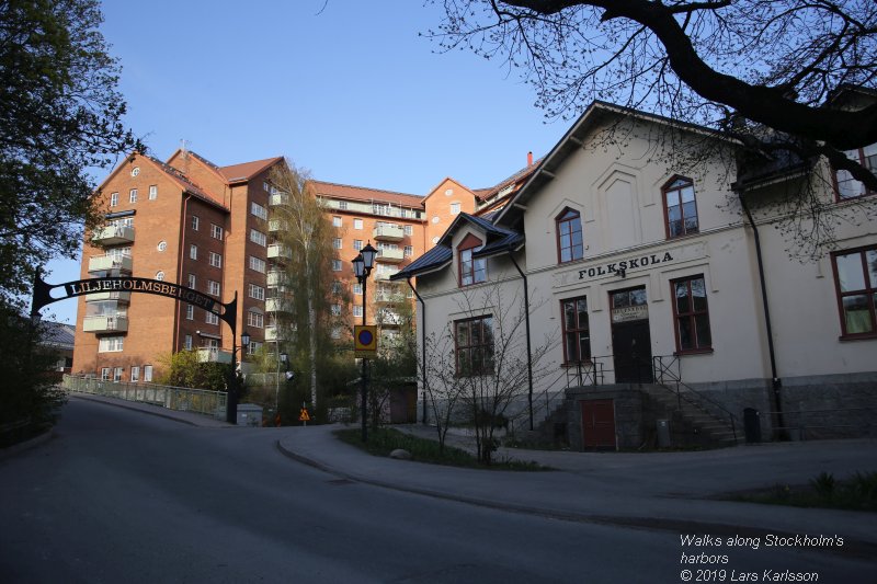 Walks along Stockholm City's harbors: From Slussen to Liljeholmen, 2019