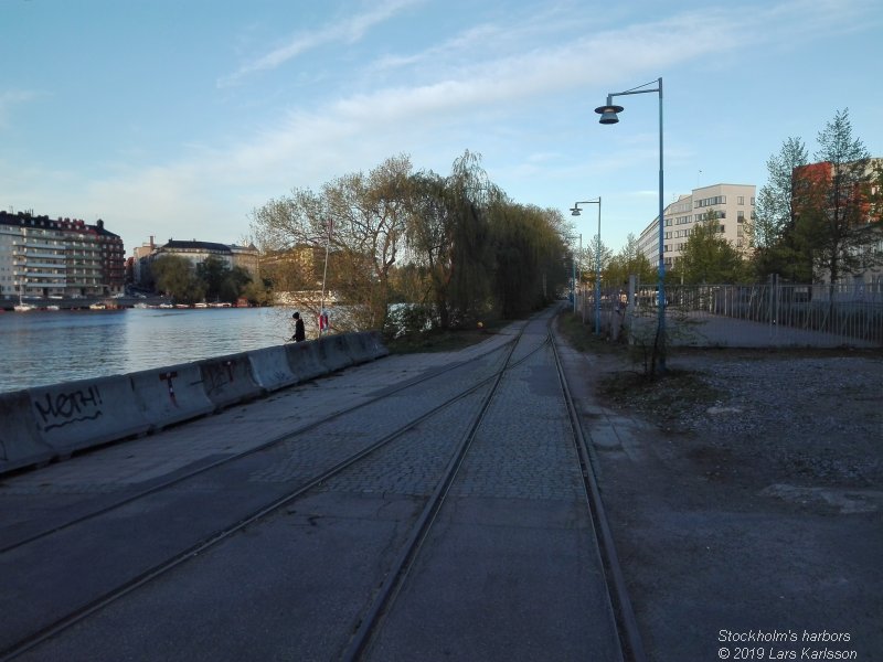 Walks along Stockholm City's harbors: From Slussen to Liljeholmen, 2019