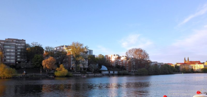 Walks along Stockholm City's harbors: From Slussen to Liljeholmen, 2019