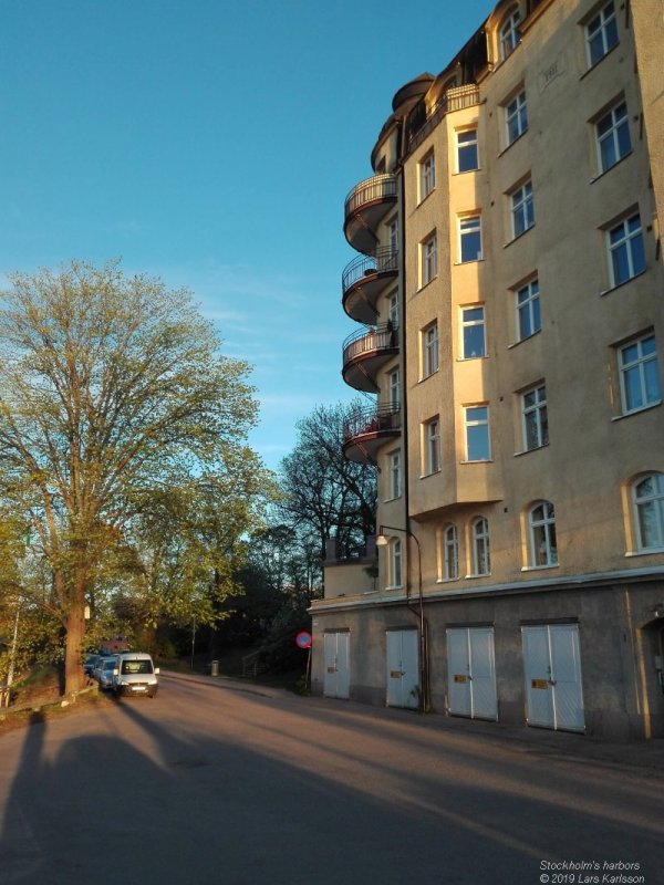 Walks along Stockholm City's harbors: From Slussen to Liljeholmen, 2019