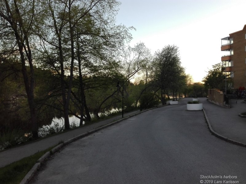 Walks along Stockholm City's harbors: From Slussen to Liljeholmen, 2019