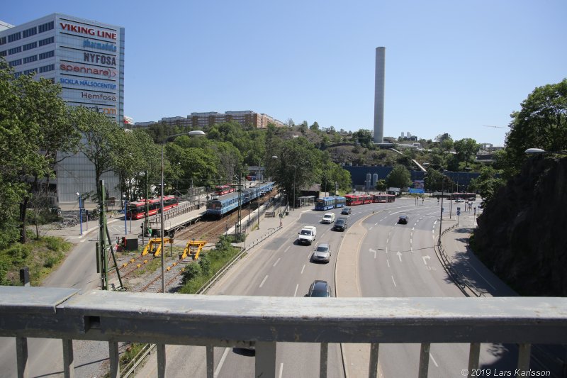 Walks along Stockholm City's harbors: From Slussen to Liljeholmen, 2019