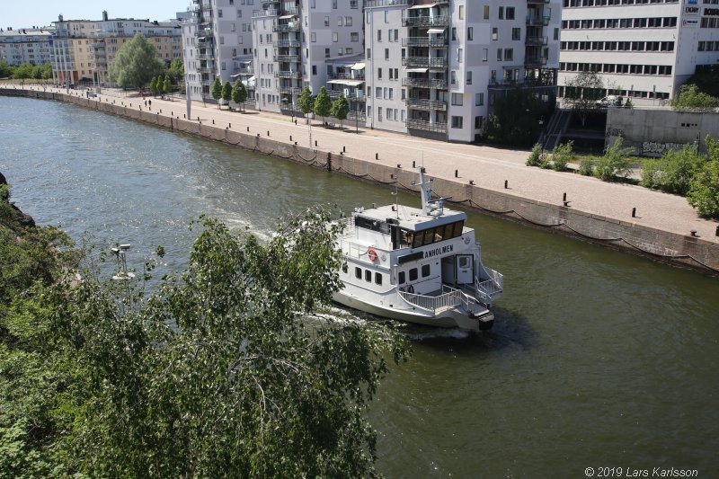 Walks along Stockholm City's harbors: From Slussen to Liljeholmen, 2019