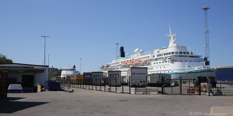 Walks along Stockholm City's harbors: From Fåfängan to Slussen, 2019