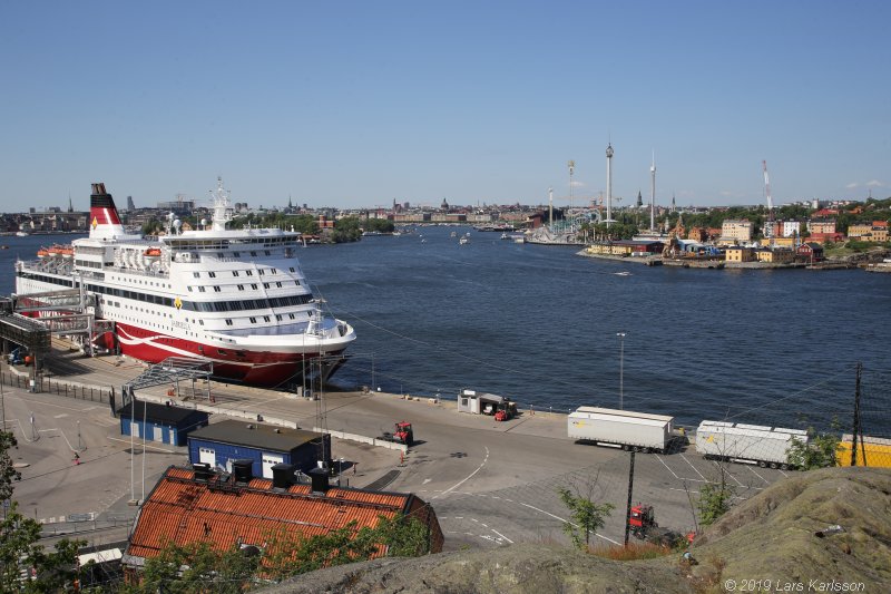 Walks along Stockholm City's harbors: From Fåfängan to Slussen, 2019