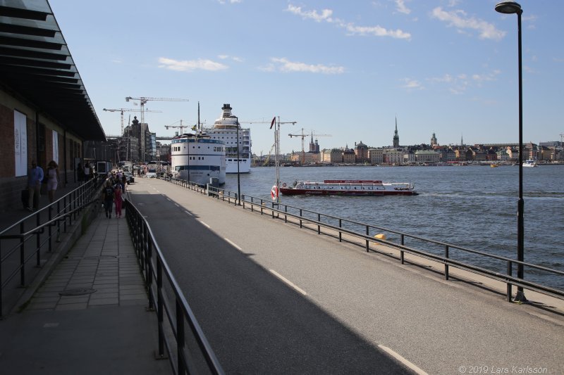 Walks along Stockholm City's harbors: From Fåfängan to Slussen, 2019