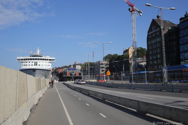 Walks along Stockholm City's harbors: From Fåfängan to Slussen, 2019