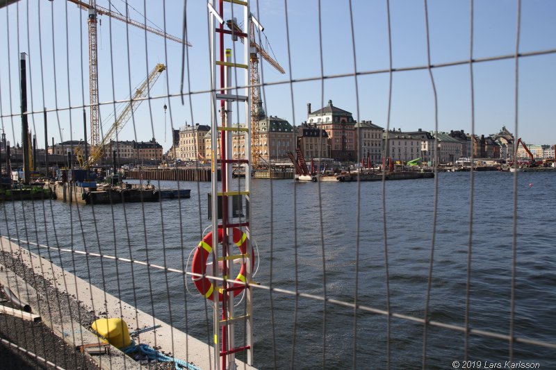 Walks along Stockholm City's harbors: From Fåfängan to Slussen, 2019