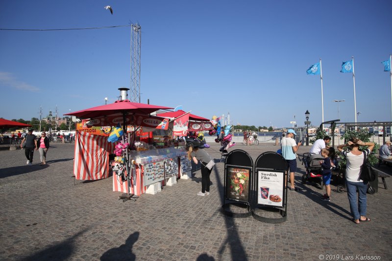 Walks along Stockholm City's harbors: Around Gamla Stan, Old Town, 2019