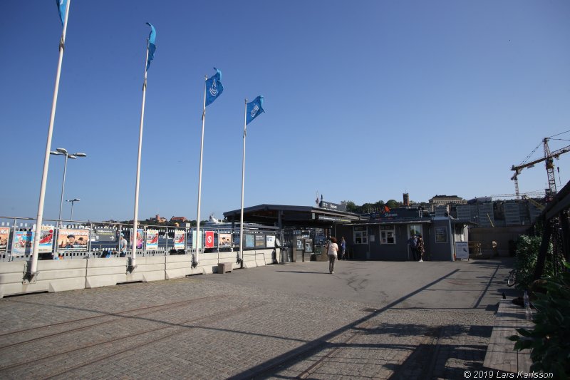 Walks along Stockholm City's harbors: Around Gamla Stan, Old Town, 2019