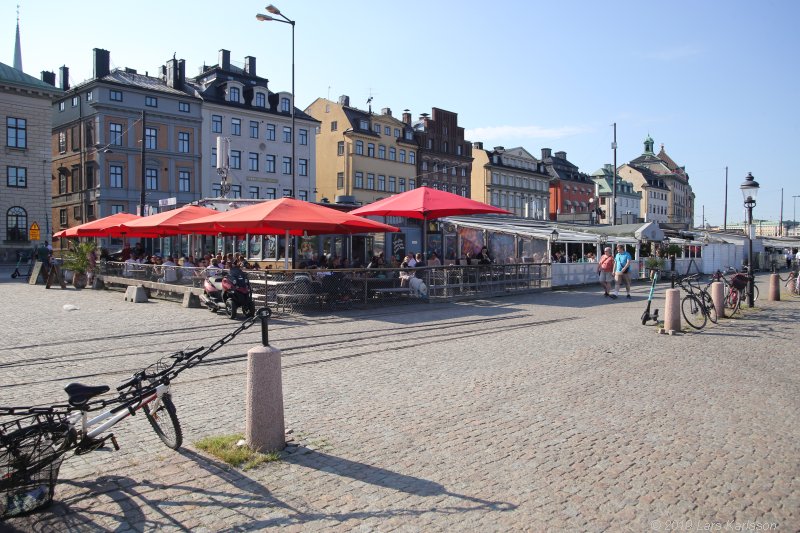 Walks along Stockholm City's harbors: Around Gamla Stan, Old Town, 2019