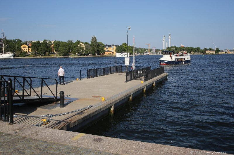 Walks along Stockholm City's harbors: Around Gamla Stan, Old Town, 2019