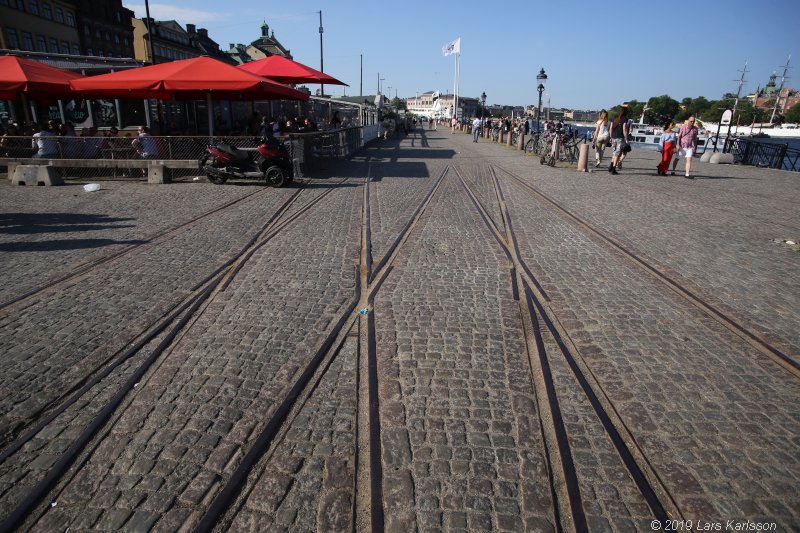 Walks along Stockholm City's harbors: Around Gamla Stan, Old Town, 2019