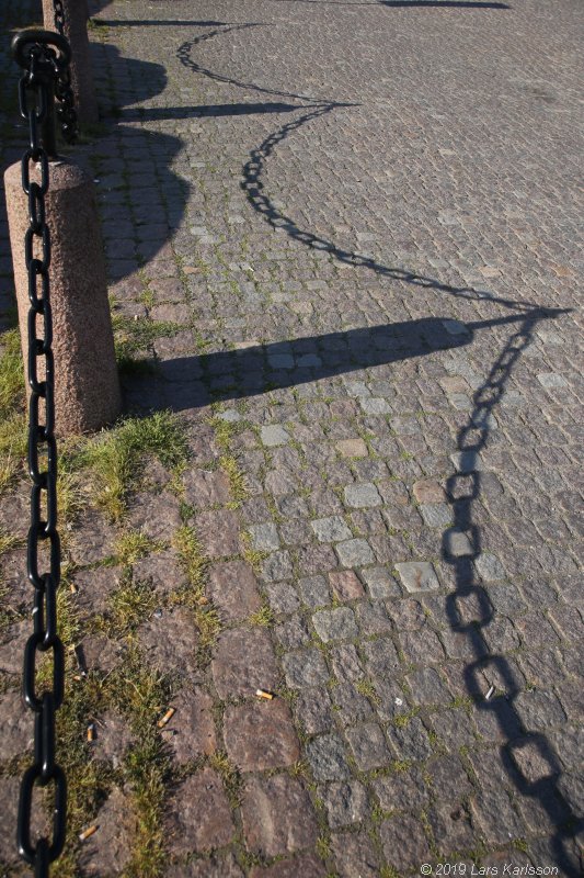 Walks along Stockholm City's harbors: Around Gamla Stan, Old Town, 2019