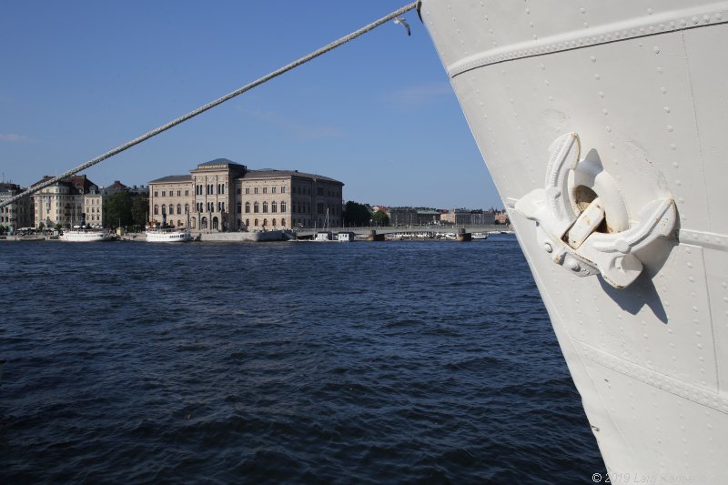 Walks along Stockholm City's harbors: Around Gamla Stan, Old Town, 2019