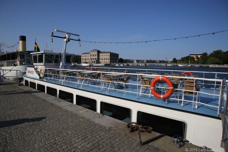 Walks along Stockholm City's harbors: Around Gamla Stan, Old Town, 2019